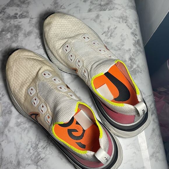 Nike React Infinity “Pink Blast” Platinum Tint Marathon Running Shoes Size 10.5 - Picture 4 of 11